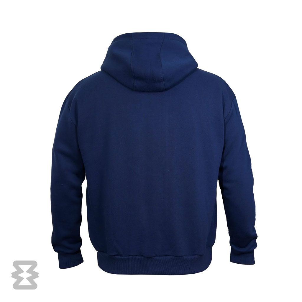 هودی یل مدل زیپ دار سرمه ای