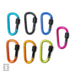 کارابین قفل پیچی فلزی ۸×۴ سانتی‌متر