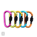 کارابین قفل پیچی فلزی ۸×۴ سانتی‌متر