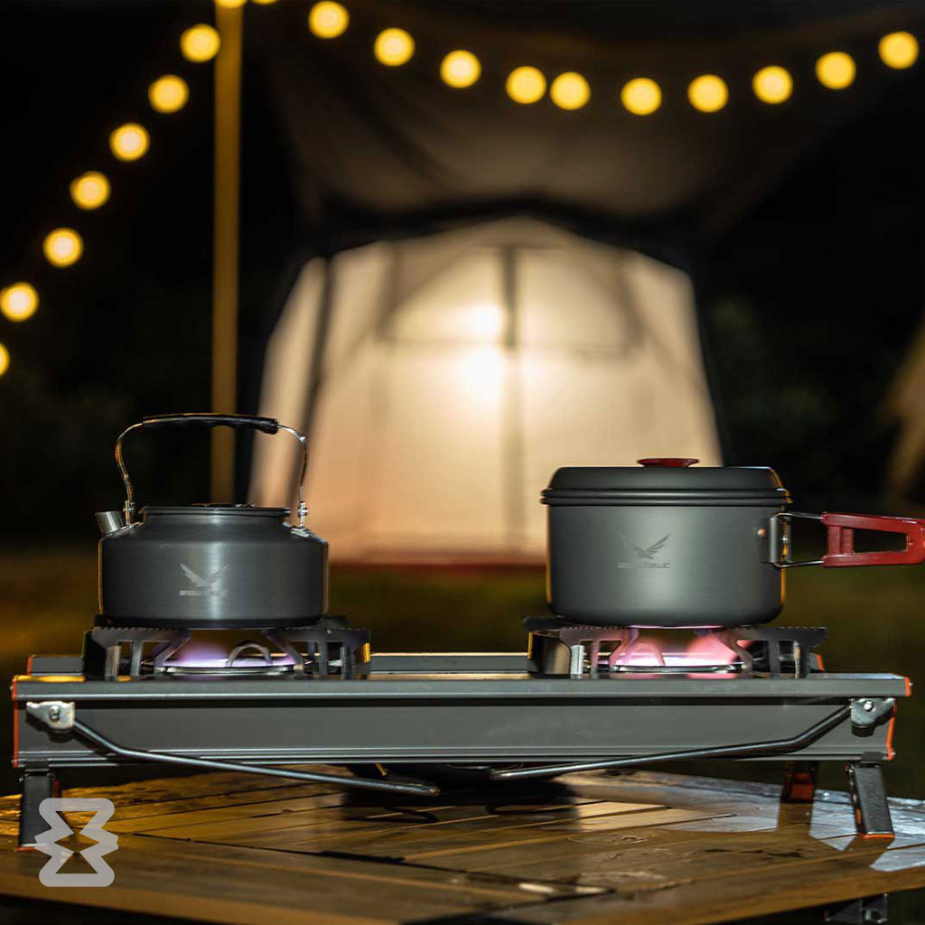 اجاق دو شعله کمپینگ اسنوهاک کد SN-C6190