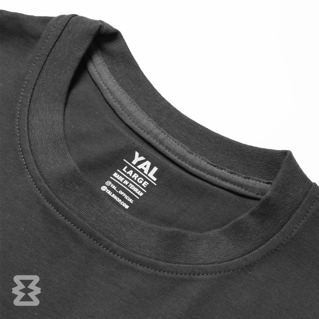 تیشرت آستین بلند یل طوسی