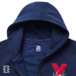 هودی یل مدل زیپ دار سرمه ای