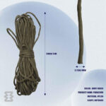 طناب پاراکورد ۲۵ متری