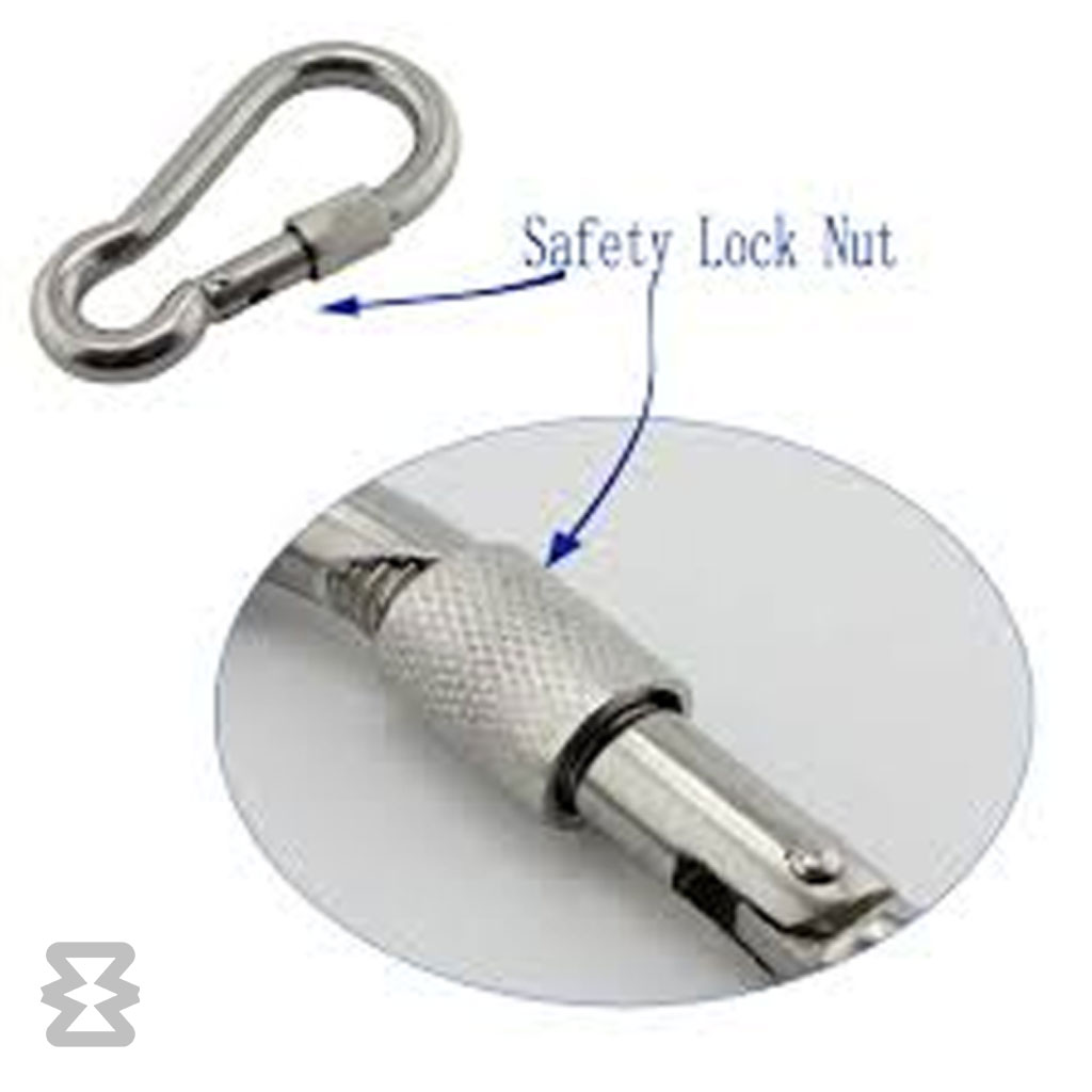 کارابین 12 پیچی – ضامن دار مهره دار