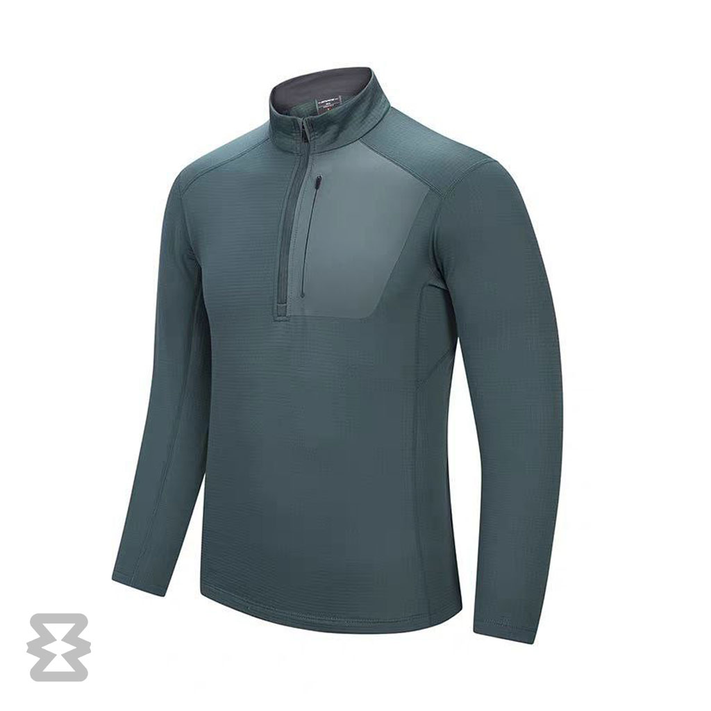 پلار نیم زیپ مردانه اسنوهاک کد SN-C2177U