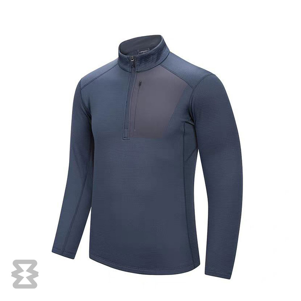 پلار نیم زیپ مردانه اسنوهاک کد SN-C2177U