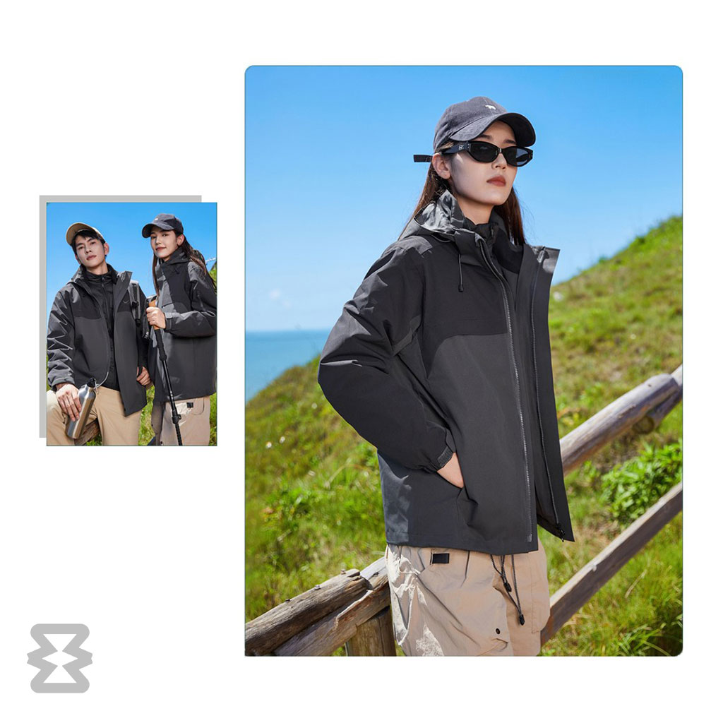 کاپشن دوپوش پلار زنانه و مردانه اسنوهاک کد 79819